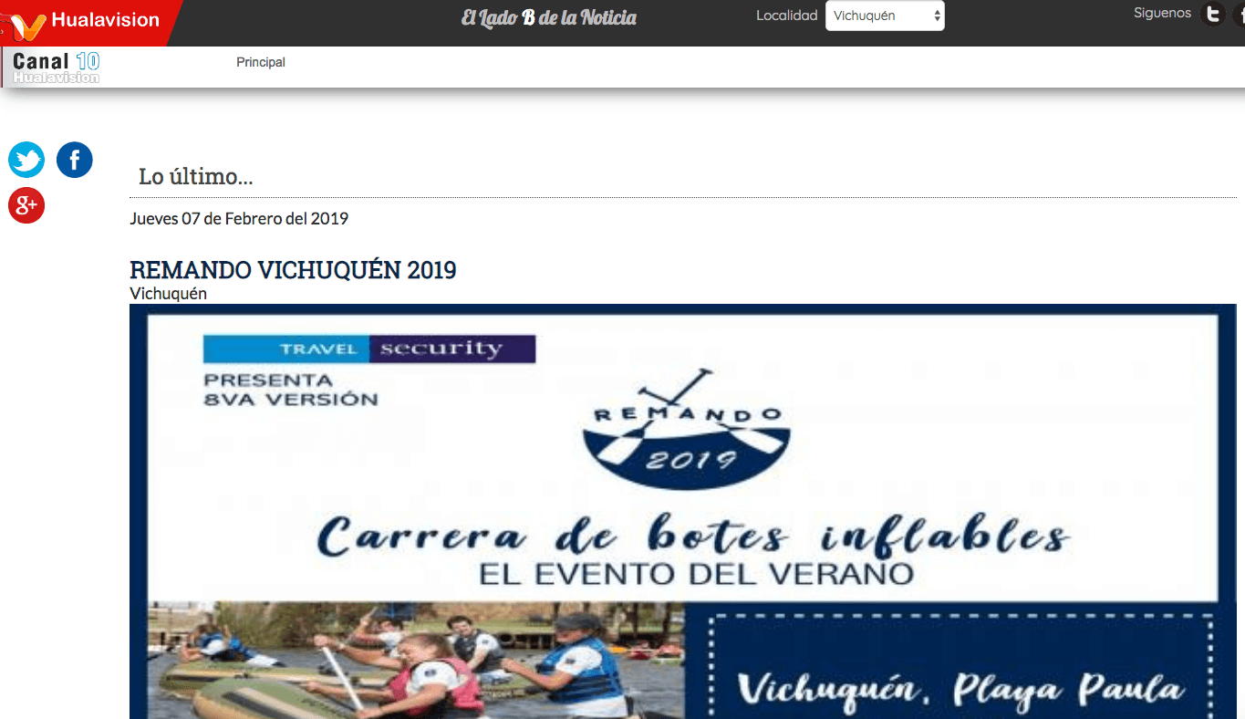 Remando Vichuquén 2019